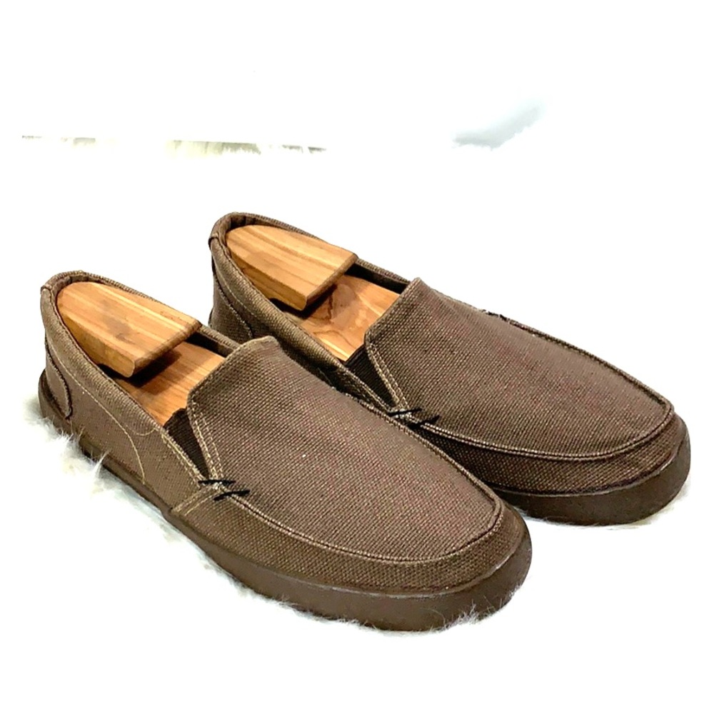 Chocolate Burlap Men’s Shoes